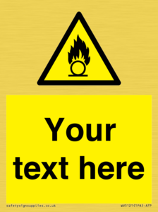 Custom Oxidising Sign